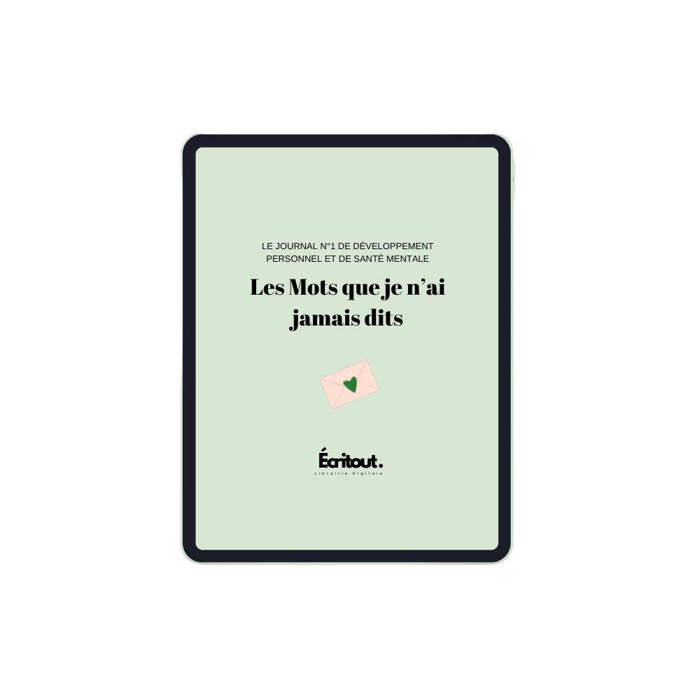 Les mots que je n'ai jamais dits - Livret numérique