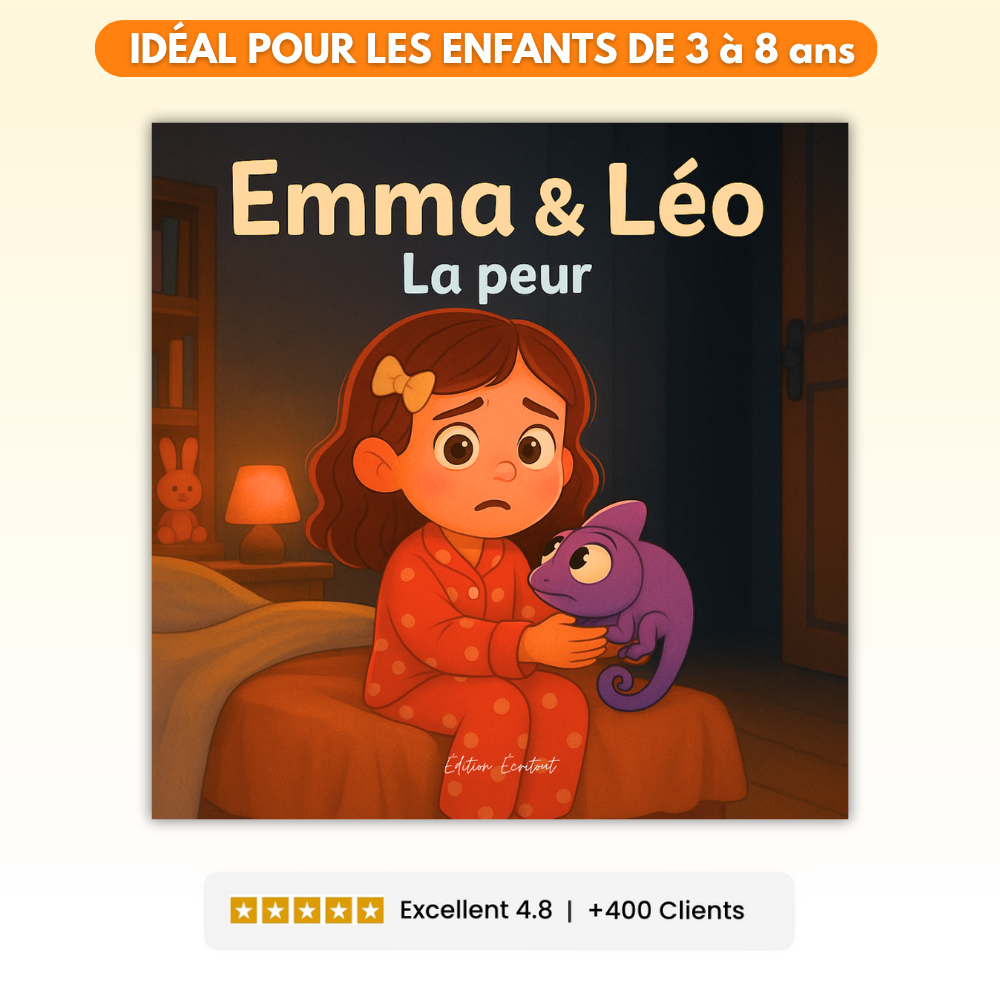 Livres pour enfants "Emma & Léo - La Peur"
