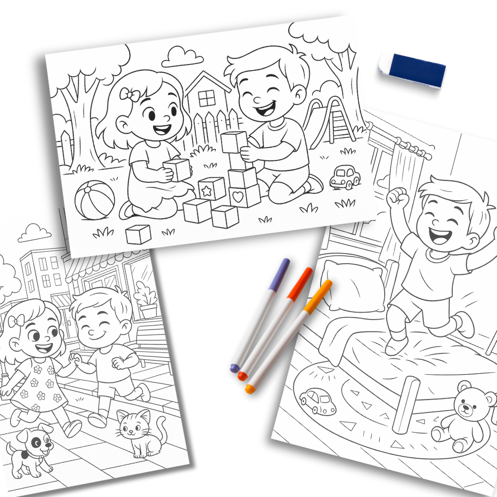Livres pour enfants "Emma & Léo - La Joie"