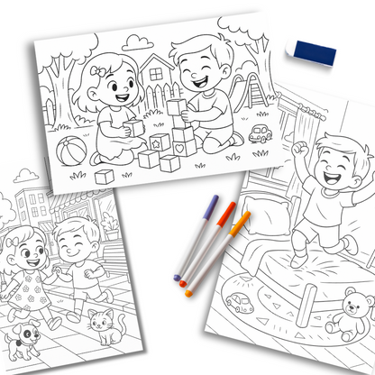 Livres pour enfants "Emma & Léo - La Joie"
